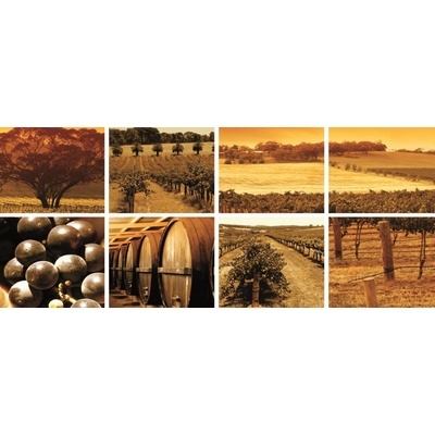 Preinterier Fototapeta - PA0152 Mozaika víno vlies - 250cm x 104cm