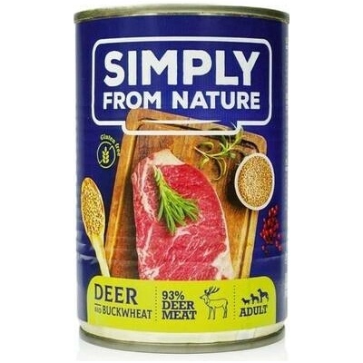Simply From Nature Adult Jelen s pohankou 7 x 400 g