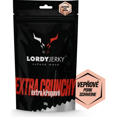 Lordy Jerky Vepřové sušené maso Natural 100 g – Hledejceny.cz