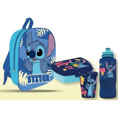 Difuzed Batůžek + Svačinový set Lilo and Stitch, GGIF0044