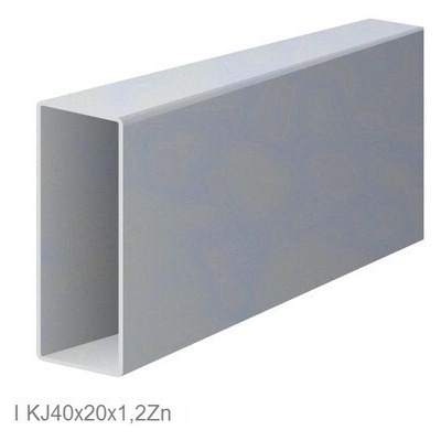 Pozinkovaný jekl 40x20x1,25mm Délka: 6m