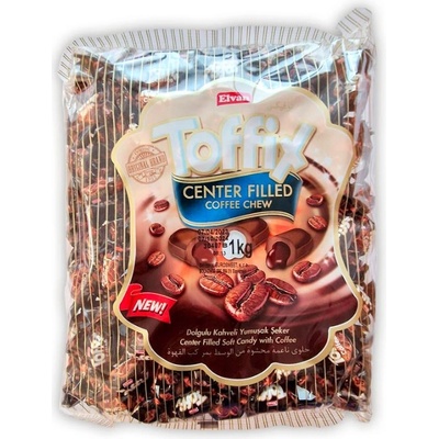 Toffix Coffee měkké kávové bonbony plněné 1000 g