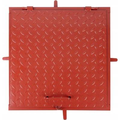 Poklop MC60, 600x600 mm, kanálový, bordó, max. 150 kg