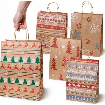 Darčeková taška Allbag papierová 33x26x12 cm 5 ks