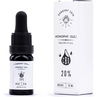 Konopný Táta CBD olej 20% 10 ml – Hledejceny.cz