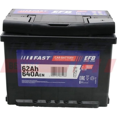 FAST 12V EFB 62Ah 640A FT75219