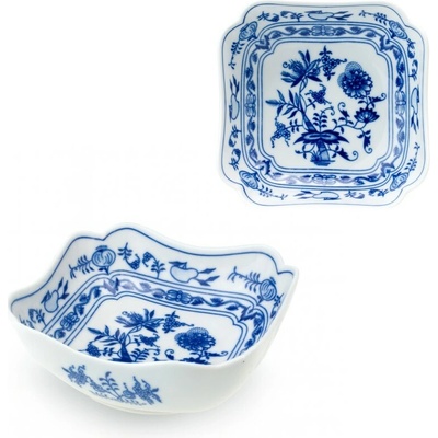 Český porcelán Dubí Cibulák mísa salátová čtyřhranná vysoká 10460 15 cm