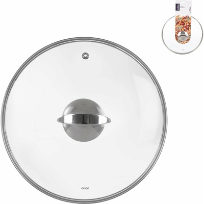 Orion Pokrievka 24 cm nerez úchyt loop/sklo