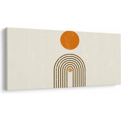 Obraz - Hnedé oblúky, jednodielne 200x100 cm