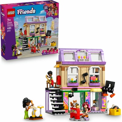 LEGO® Friends 42653 Obchod s hudebninami a byt