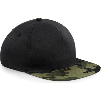 Beechfield Camo čierna-woodland