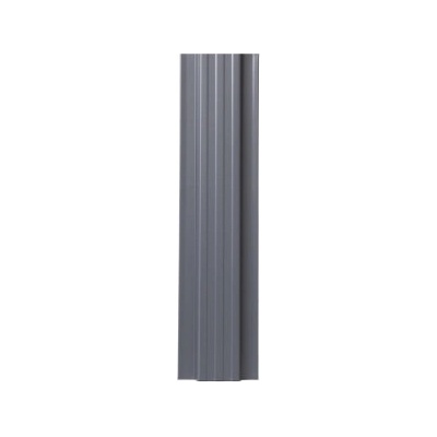 Covernit Plechová plotovka Sicuro rovná 100 cm 100 x 115 x 18 cm antracit