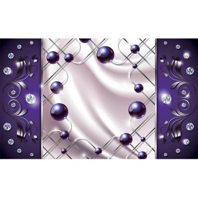 Preinterier FT4696 Fototapeta na stenu Fialové diamanty vlies 104cm x 70cm