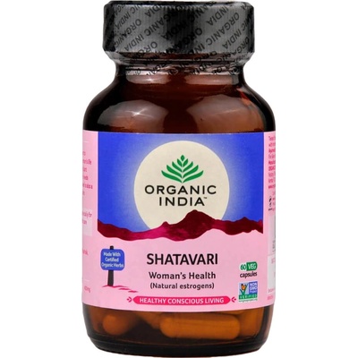 Šatavari kapsule Hormonálna rovnováha Organic India 60 kapsúl