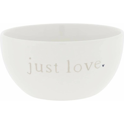 Bastion Collections Keramická miska White Just love 300 ml