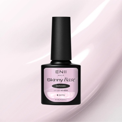 ENII NAILS Skinny Base Ceramic 3 Satin mléčná báze 10 ml