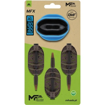 MIKADO - Sada kŕmidiel Method Feeder MFX QMF 20+30+40 g veľ. XL