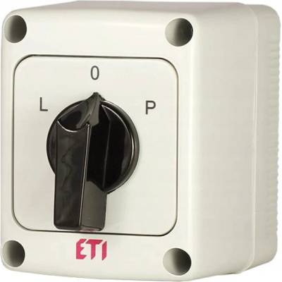 ETI Polam Prepínač vačkový L-0-P 3P 32A /v puzdre/ ETICAM CS 32 11 U L0PPNG 00477