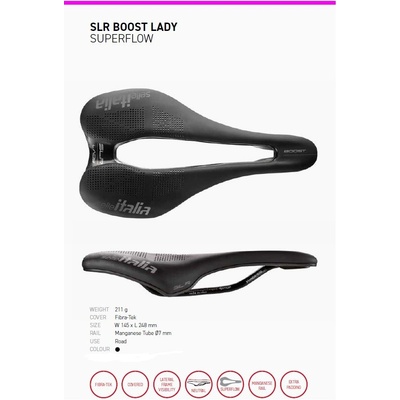 Selle Italia SLR Boost Lady Superflow black mangan