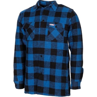 Fox outdoor košile kostkovaná dřevorubecká modrá