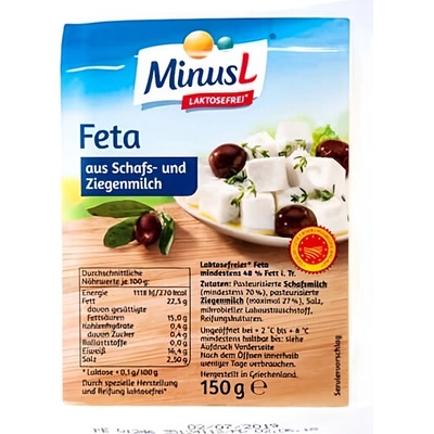 Minus L sýr Feta 45% 150 g