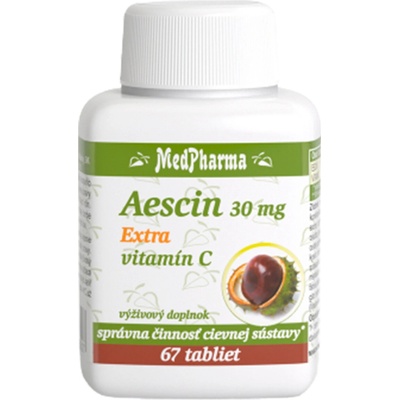 MedPharma Aescin 30 mg Extra Vitamín C 67 tabliet