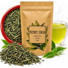 Leo Tea Sencha Premium Japonský zelený listový čaj 50 g