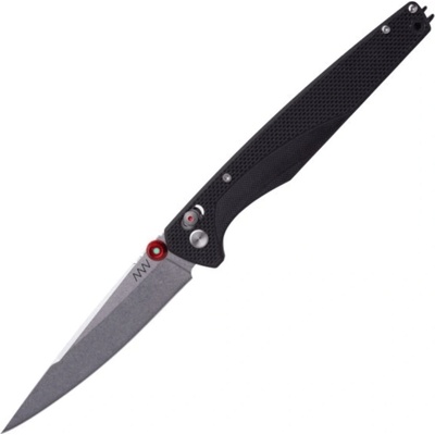 ANV Knives A300 Sandvik Stonewashed w/Thumb Stud and Black G10 handle