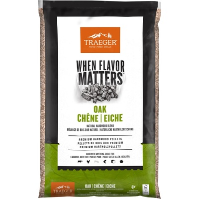 Traeger Pelety z tvrdého dřeva FSC Dub 9 kg