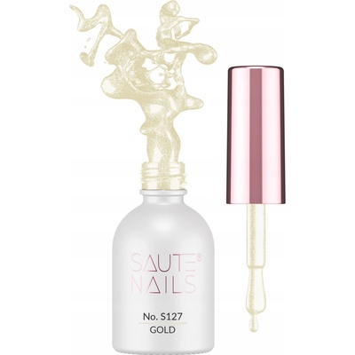 Saute Nails S127 GOLD 8 ml hybridní lak na nehty