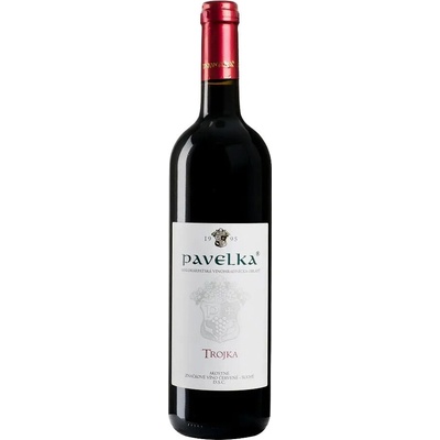 Pavelka a syn Trojka Suché 13,5% 0,75 l (čistá fľaša)