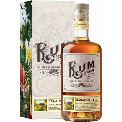 Explorer Aldea & Pineau Cask 6-ti letý la Palma rum Chateau du Breuil 43% 0,7 l (holá láhev)