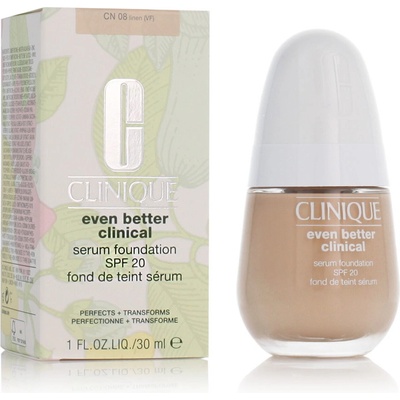 Clinique Even Better Clinical Serum Foundation SPF20 hydratační a rozjasňující make-up CN08 Linen VF 30 ml