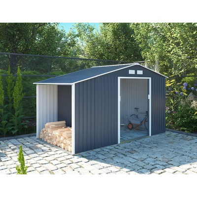 Rojaplast LUKE A domek 195×278×127 cm šedá
