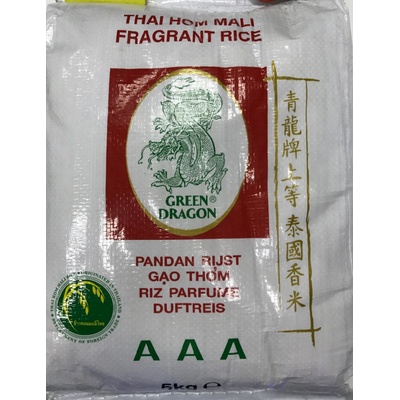 Green Dragon Thajská Jasmínová rýže 5 kg
