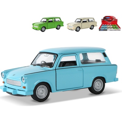 Welly Trabant 601 Universal kovové autíčko na zpětný chod