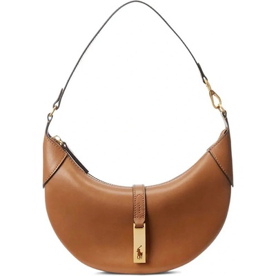 Ralph Lauren kožená kabelka Polo 428871248 béžová