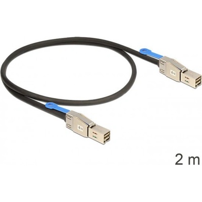 Delock Kabel Mini SAS HD x 4 SFF 8644 samec > Mini SAS HD x 4 SFF 8644 samec 2 m