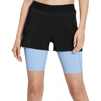 On Active dámské šortky Shorts Black/Stratosphere
