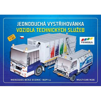 Vozidla technických služeb - Jednoduchá vystřihovánka