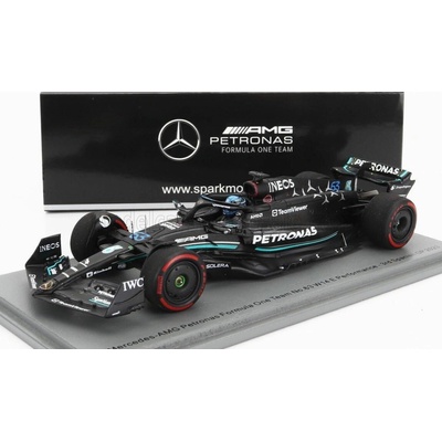 Minichamps Mercedes gp F1 W14 Team Mercedes amg Petronas Formula One N 63 3rd Spain Gp 2023 George Russell Matt Black 1:43