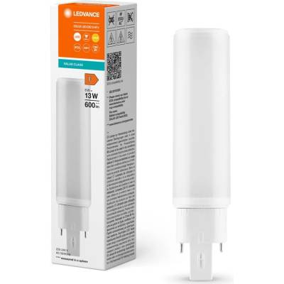 LEDVANCE Žiarovka LED DULUX D/E 13LED 6W/830 G24Q-1 HF a AC MAINS