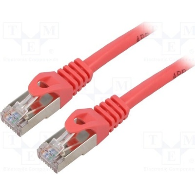 Lanberg PCF6-10CC-0025-R Patch, CAT.6 FTP, 0,25m, červený