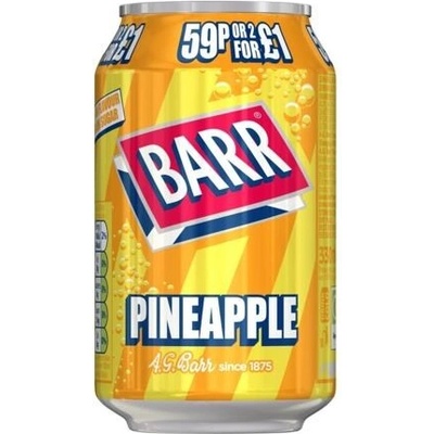 Barr sycený nápoj Ananas 330 ml