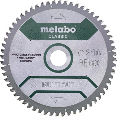 Metabo pilový kotouč HW/CT 216x30, 60 PZ/LZ 5° záp. 628066000 – Hledejceny.cz