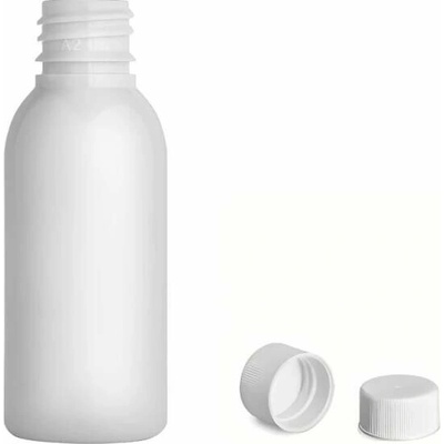 Via Plastová lahvička bílá s bílým uzávěrem 35 ml