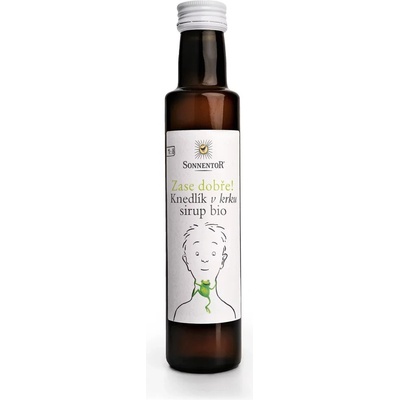 Sonnentor Zase dobře! Knedlík v krku sirup bio 250 ml