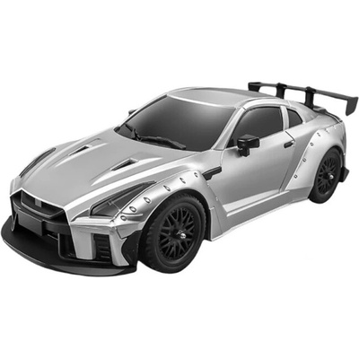 IQ models RC drift Nissan GTR stříbrná 1:16