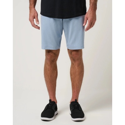 TravisMathew Beck 2.0 pánské golfové kraťasy se strečem Světle Modrá
