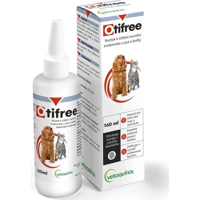 Vétoquinol Otifree gtt 160 ml – Hledejceny.cz